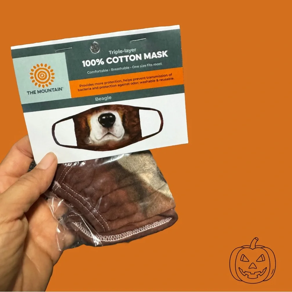 The Mountain 100% Cotton Beagle Mask